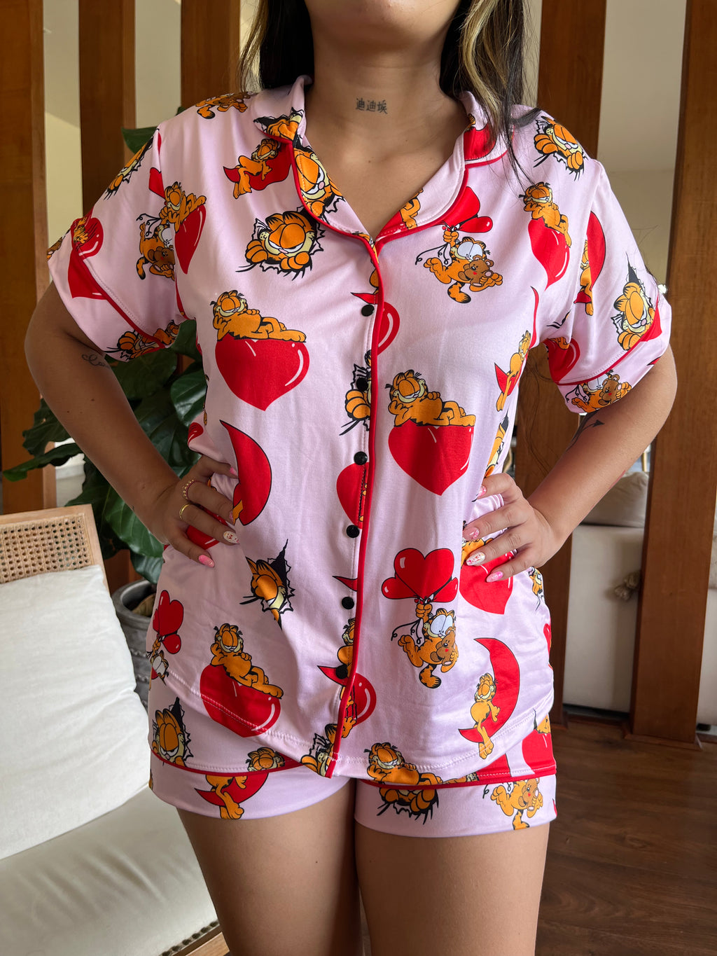 Set prémium short garfield