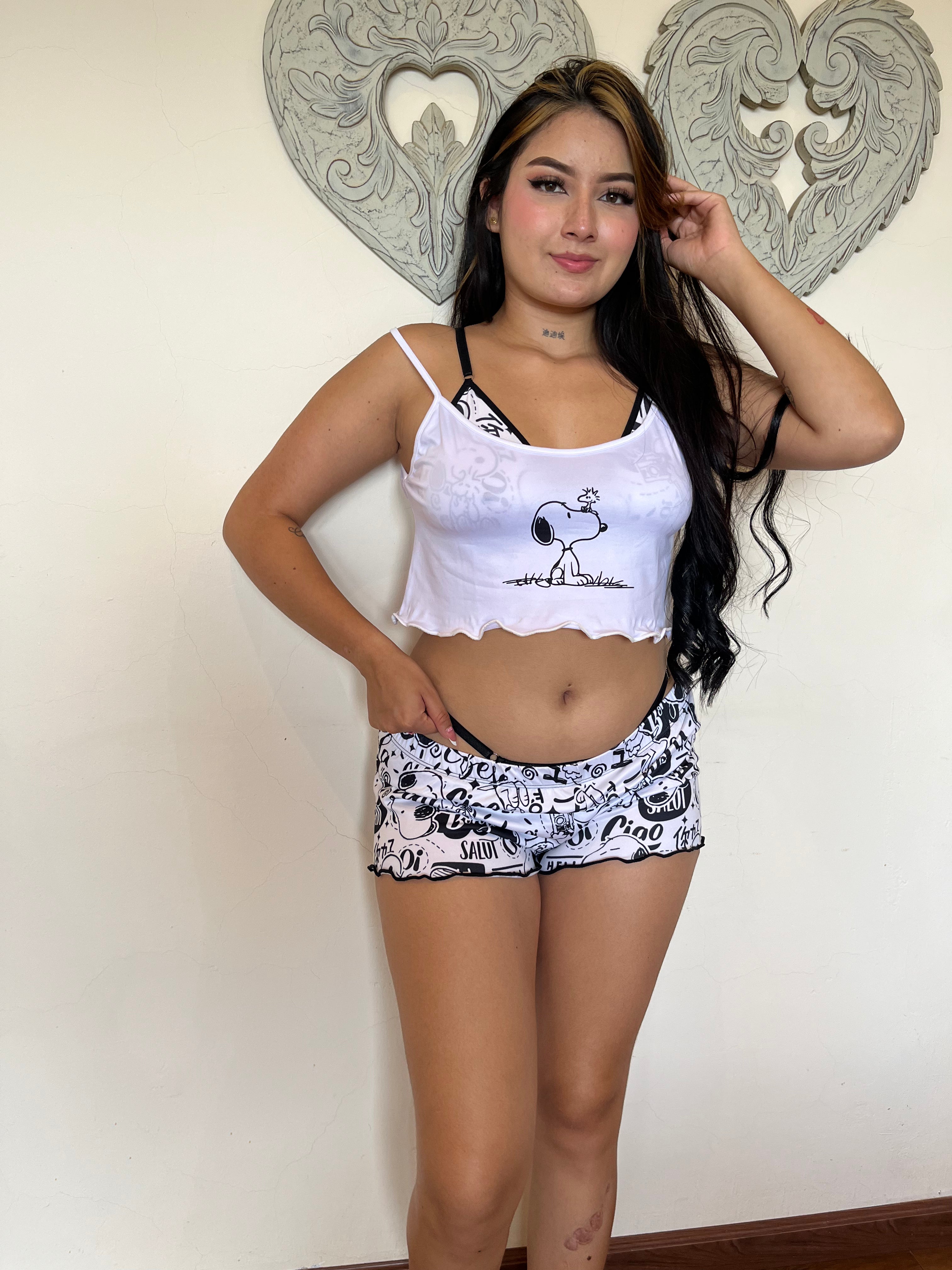 Conjunto encanto total snoopy